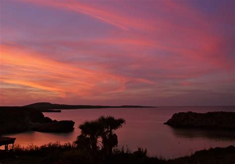 Menorca Sunset Sunset Seen From The Aptly Name Bellavista Flickr