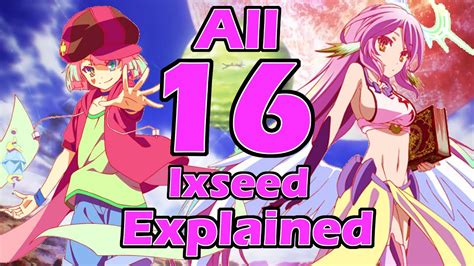 The Ixseed The 16 Sentient Races Of Disboard No Game No Life Youtube