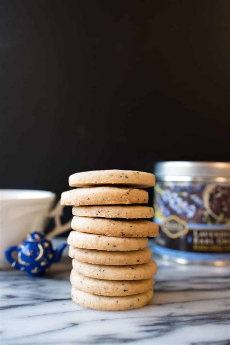 Lavender Earl Grey Shortbread Cookies Made With Private Selection Tea