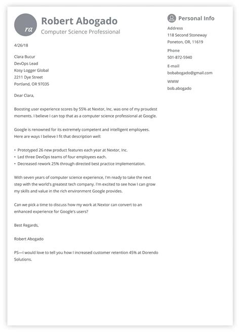 Best Covering Letter Examples Addictionary