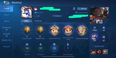 They are often given by moonton for various events, steams, and sometimes as a bonus for diamond purchases. Mobile Legends Account ML MLBB Legend Mythic Smurf Acc ...