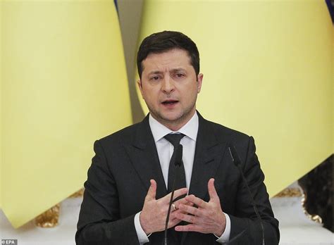 Ukraine President Vows To Confront Invading Army And Says Putin Refused