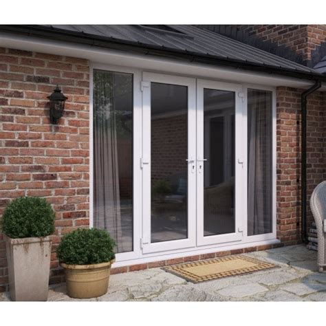 Upvc French Door With 2 Wide Side Panels 2390mm X2090mm French