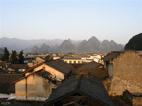 Xingping Ancient Town Bamboo Rafting Ticket With Yangshuo Roundtrip