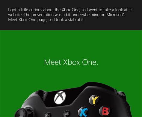 Meet Xbox One Concept On Behance