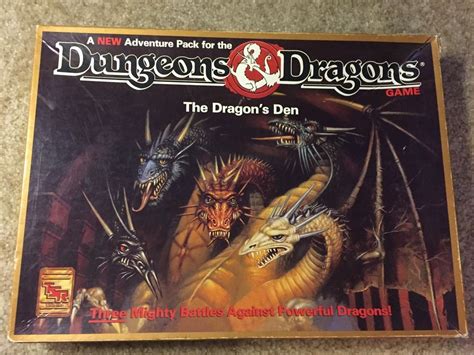 Tsr Dungeons And Dragons The Dragons Den Board Game Adventure Pack