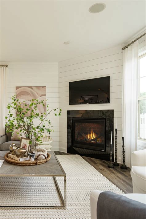 Modern Farmhouse Fireplace Corner Fireplace Living Room Living Room