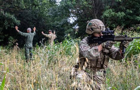 Raf Regiment Gunners In Romania Carry Out Aircrew Recovery Drills With