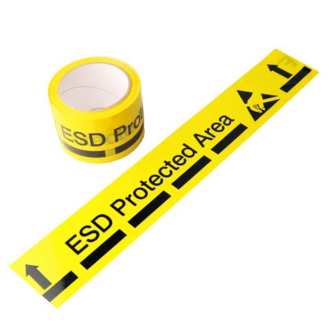 Esd Floor Marking Tape Printed Antistat Us Esd Protection