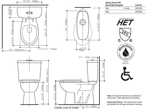 Caroma Sydney Smart Ii Easy Height Elongated Dual Flush Toilet Local