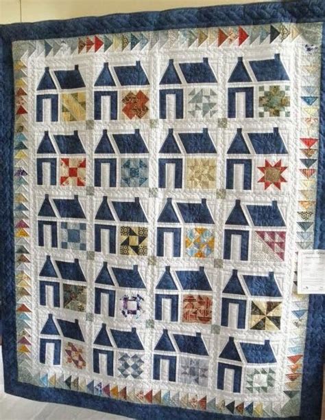 House Quilt Patterns Image By Kim Kehoe On Quilts In 2020 House Quilt