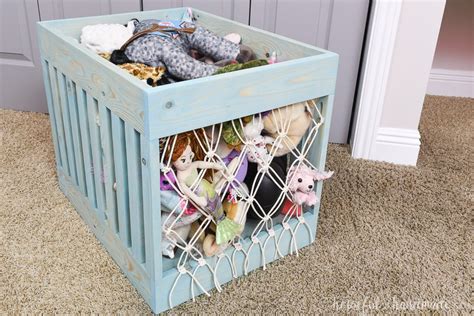 Then get all the stuffed animals in there. 15 DIY's For Stuffed Animal Storage Solutions