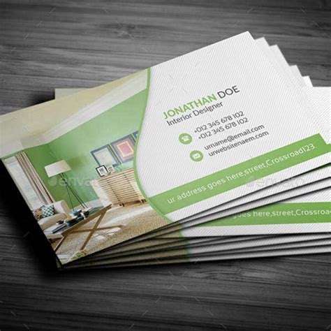 Use a word business card template to design your own customised cards by adding a logo or tagline. 19+ Interior Design Business Card Templates - AI, Ms Word ...