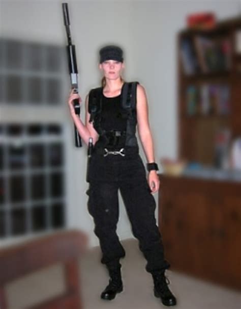 Only high quality pics and photos with sarah connor. Homemade Sarah Connor Costume from Terminator 2