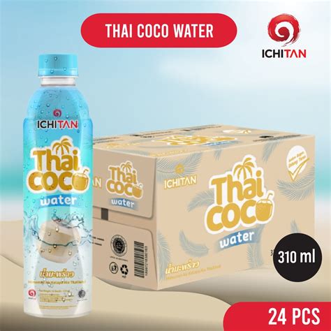 Jual Ichitan Thai Coconut Water 1 Kardus Isi 24 Botol 310ml Shopee