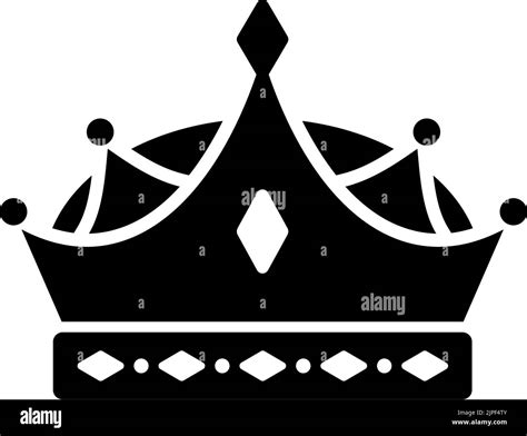 Emblema Heráldico De La Corona Real Vector Aislado Corona Rey O Reina