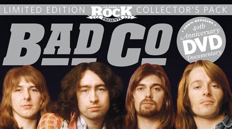 Classic Rock Presents Bad Company 40th Anniversary Dvd Rock Zone Uk