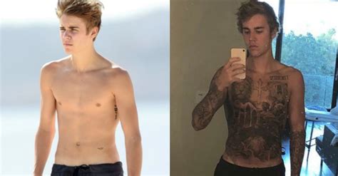 The pop star, 26, started inking himself on his 16th birthday and hasn't stopped since. 157 Best of Justin Bieber Tattoo Designs 2020 - Custom ...