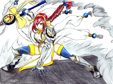 Erza Scarlet Lightning Empress Armor By Lunalove2 On Deviantart