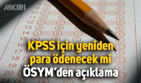 Yeni KPSS sınavı ne zaman yapılacak tarih belli mi Adaylar KPSS için