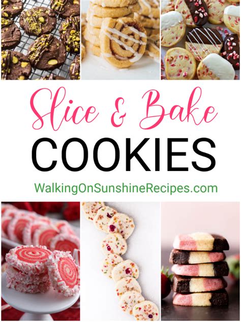 Holiday Slice And Bake Cookies Story Walking On Sunshine Recipes
