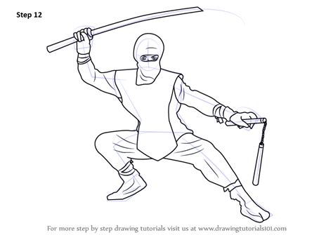 Ninja Drawing For Kids