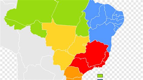 Régions du Brésil Région du Sud Brésil Carte des capitales des hautes
