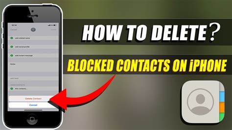 How To Delete Blocked Contacts On IPhone 2022 YouTube