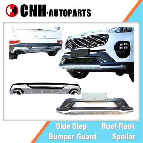 Front Guard And Rear Over Bumper For KIA Sportage 2016 2018 Kx5