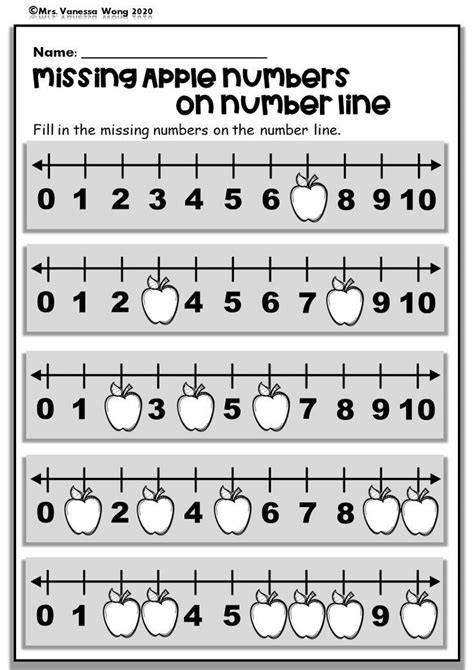 Free Number Line Worksheets For Kindergarten Rick Sanchezs Addition