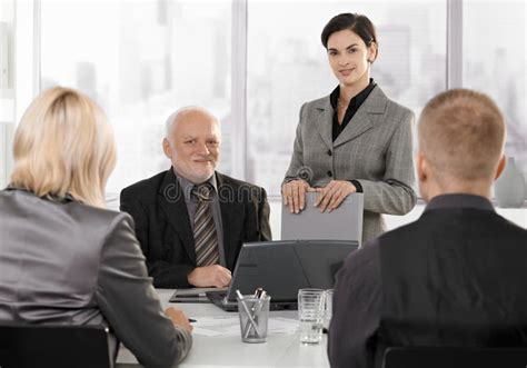 Businesspeople At Formal Meeting Stock Photo Image 23241898