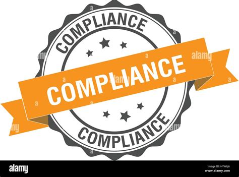 Compliance Stamp Illustration Stock Vector Image And Art Alamy