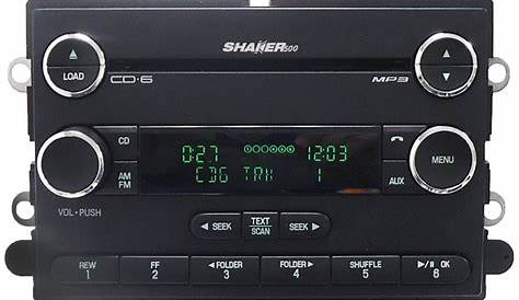 08 09 FORD Mustang Shaker 500 Satellite Radio Stereo 6 Disc Changer CD