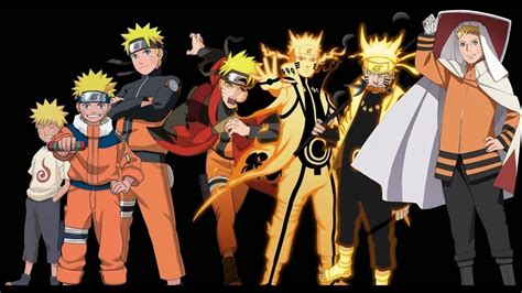 Naruto Charactersuzumaki Naruto`s Evolution All Forms Youtube