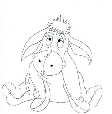 Smile Eeyore Coloring Page Free Printable Coloring Pages For Kids