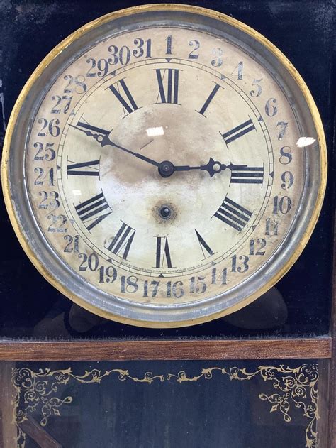 Bid Now Antique Sessions Regulator Pendulum Wall Clock February 6