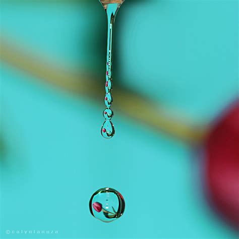 Split Second Water Drop Refraction Photography On Behance