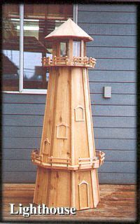 Find the right plan for your next woodworking project. How to Build a 4 ft. Wooden Lawn Lighthouse. DIY Wood ...