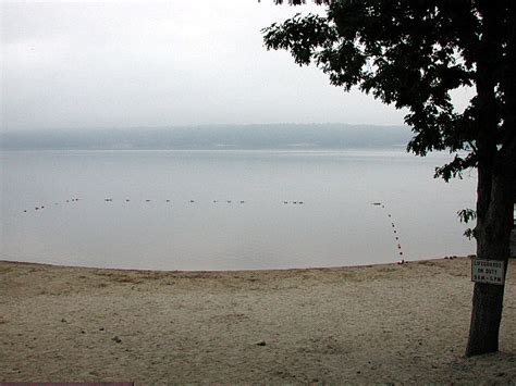 Burlingame campground is situated next to watchaug pond in charlestown. Burlingame State Park Beach RI - Picture