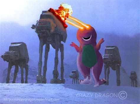 Composite Godzilla Vs Reptar Vs Barney Battles Comic Vine