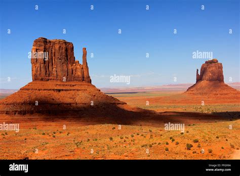 Monument Valley Arizona Utah Navajo Reservation Stock Photo Alamy