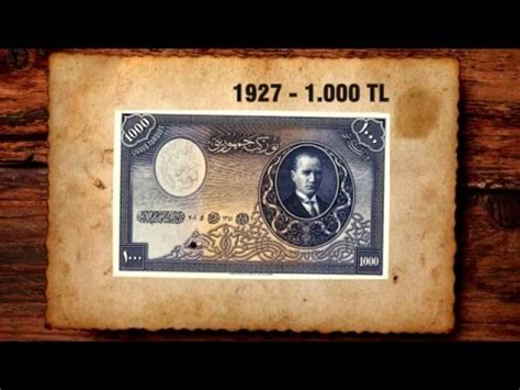 Geçmişten Günümüze Türk Paraları Banknotlar En doğru türk lirası