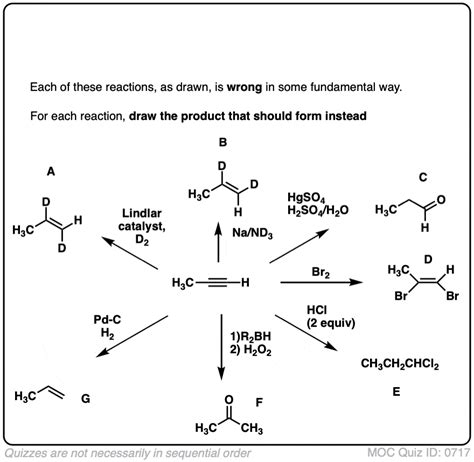 Alkyne Reactions Practice Problems With Answers Master Organic Chemistry