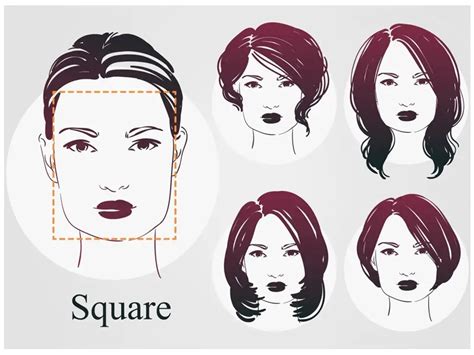 Details Hairstyles For Square Faces Best In Eteachers