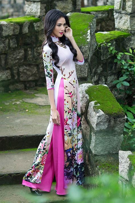 thai tuan 04 ao dai traditional fashion traditional dresses long dress dress up maxi dress