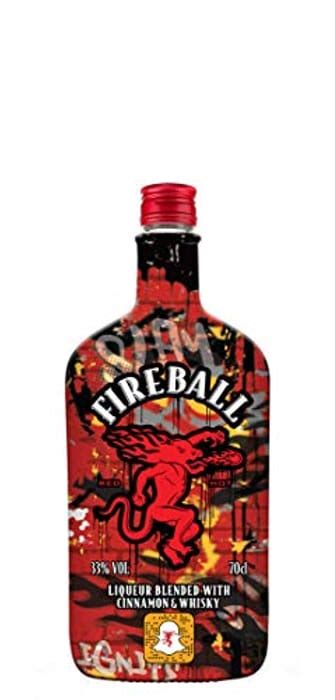 Limited Edition Halloween Fireball Cinnamon Whisky Liqueur 70cl £18