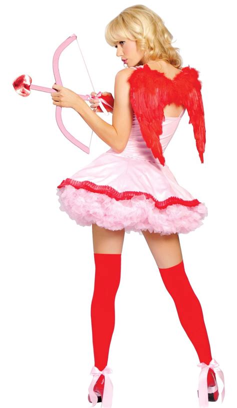 red valentines day dress valentine cupid pink halloween costumes cute costumes halloween