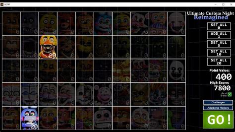 Withered Chica Vs Rockstar Bonnie Ultimate Custom Night