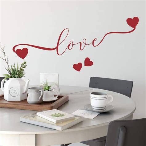 Wall Sticker Love With Heart Wall