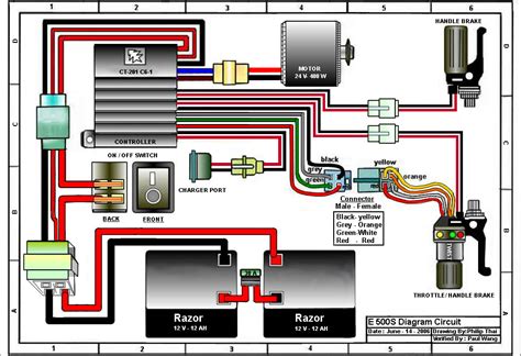 Razor Electric Scooter Wiring Diagram Wiring Core